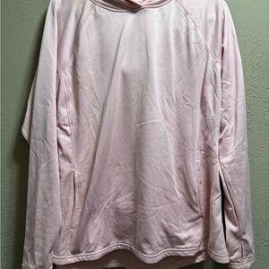Athletic Works Pink Oversized Polo Sweatshirt